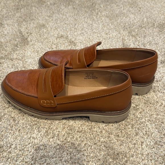 Journee Collection Shoes - Tan loafers - man made materials by Journee